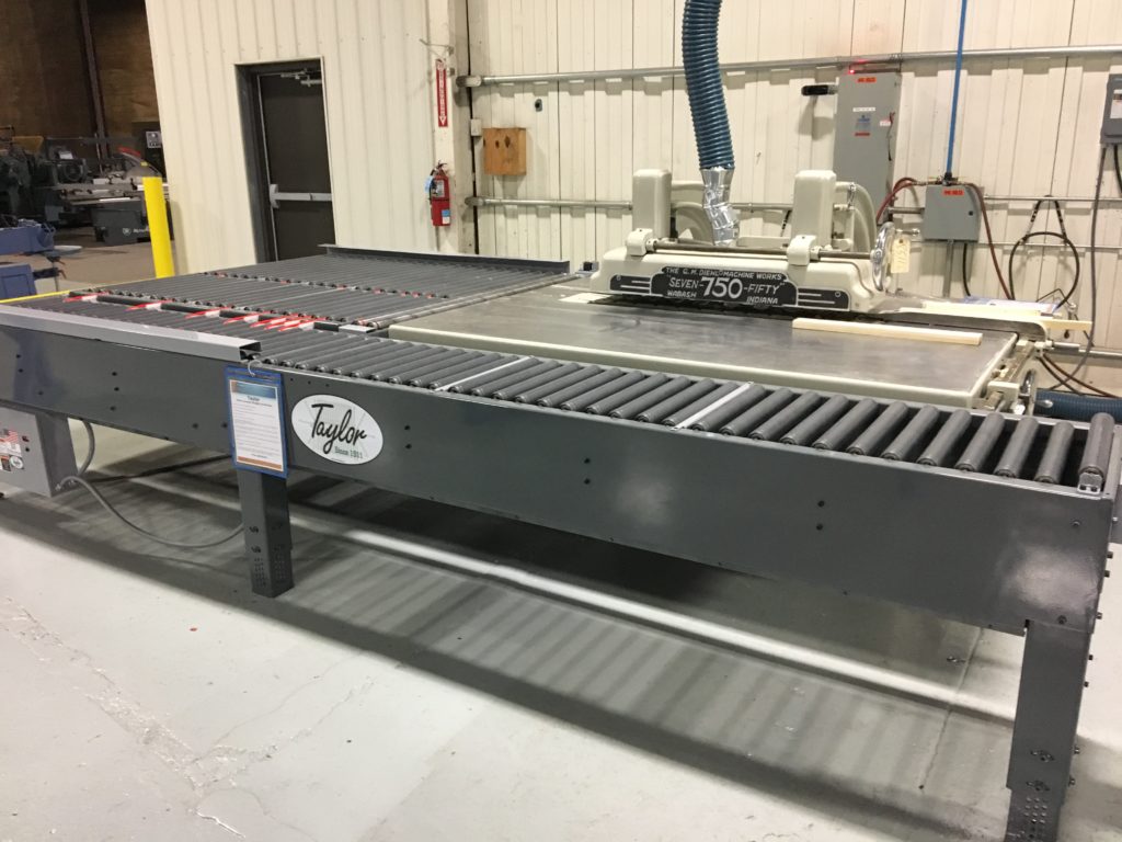 #912A- Taylor Return Conveyor for a Straight Line Rip Saw
